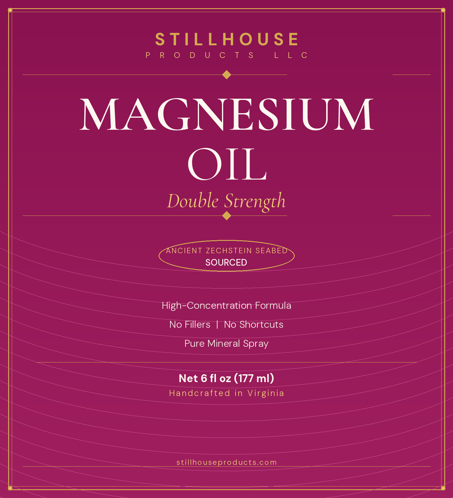 Magnesium Oil Double Strength — Stillhouse Products LLC