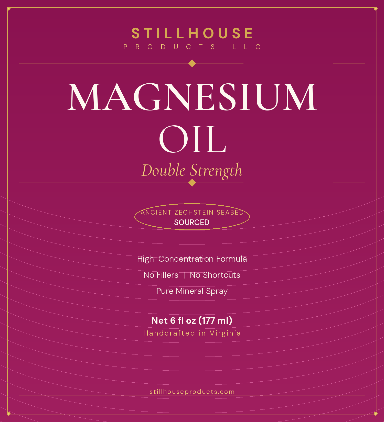 Magnesium Oil Double Strength — Stillhouse Products LLC